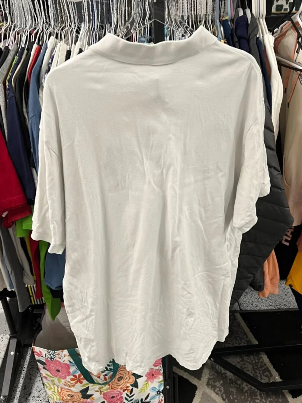 Polo Ralph Lauren Shirt Mens 2xb White Cotton Knit Golf * Yacht Club